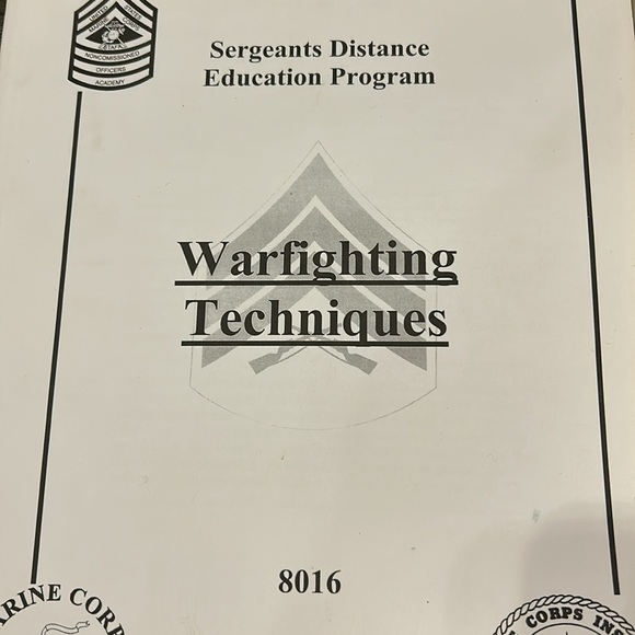 US Marine Corps sergeant distance education program training books 8016 8017 - Picture 5 of 16